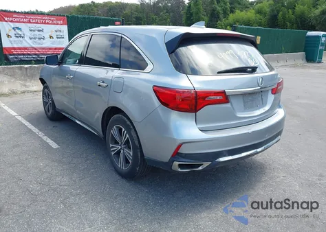 2018 Acura Mdx z USA, uszkodzony, nr VIN 5J8YD3H3XJL002279